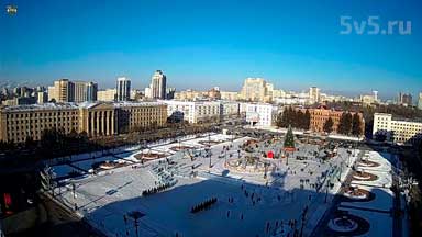 Вид на пл Ленина с Гоголя 27